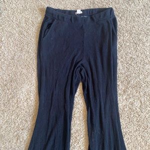 Roxy black knit pants